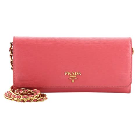 prada vitello wallet on chain|Prada Vitello Move Leather Wallet On Chain on SALE .